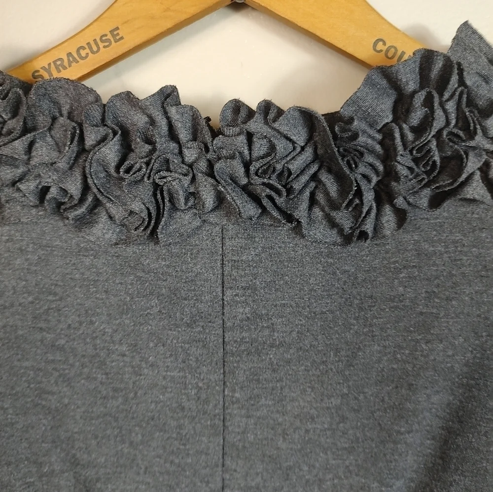 Cache Dark Gray Knit Sheath Dress 2